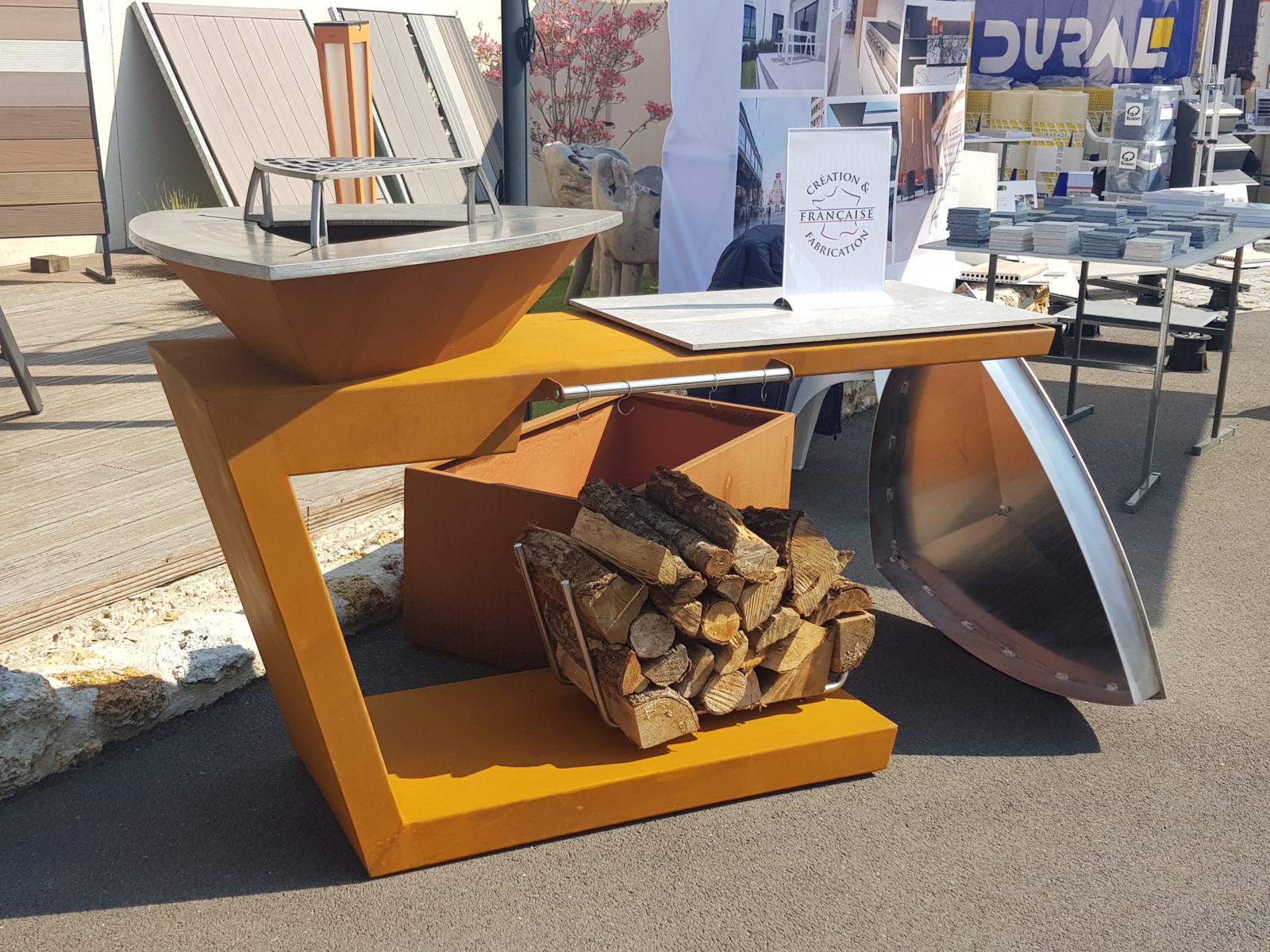 Plancha Grill Braséro en Corten Terrasse & Co